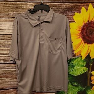 Instant Dry by Haband Vintage grsy polo shirt